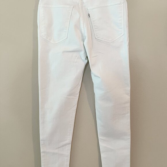 (NWOT) Levi's 721 High Rise Skinny Jeans White Size 29 - Picture 3 of 5